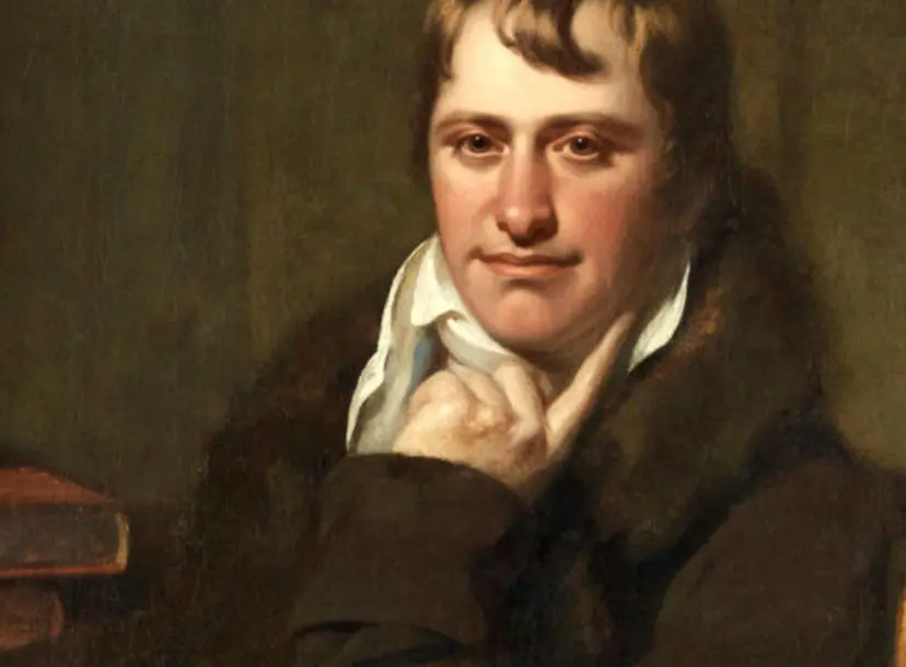 Oil portrait of Sir Humphry Davy by Archer James Oliver