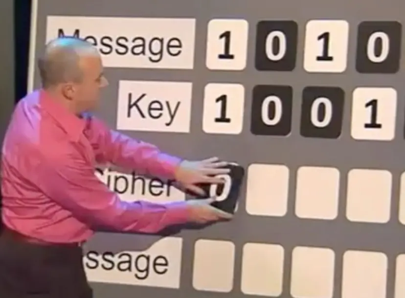 A still from the 2008 CHRISTMAS LECTURE