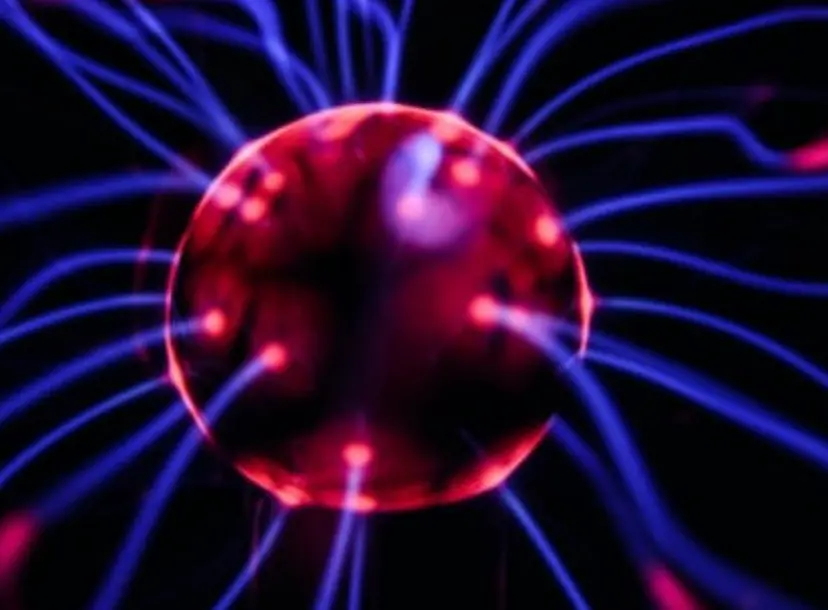 A plasma globe
