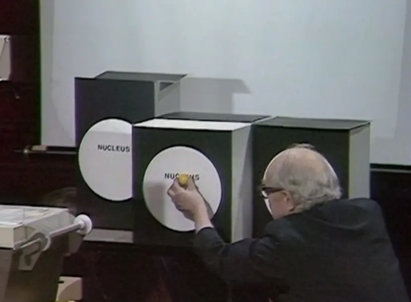 A still from the 1979 CHRISTMAS LECTURE