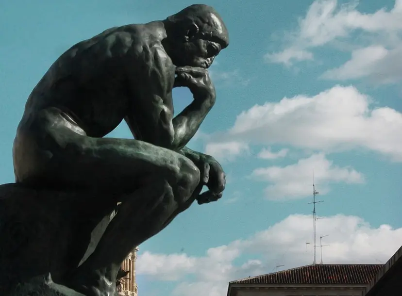 The Thinker statue