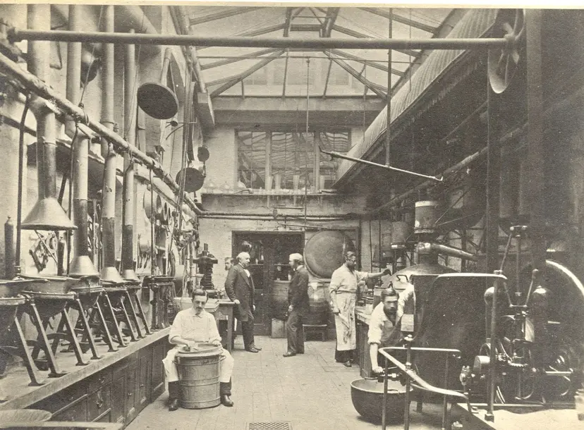 A lab on Oxford Street in the 1800s