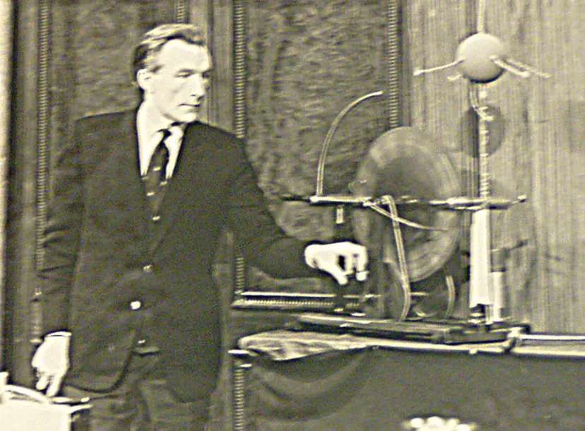 Bill Coates during a lecture