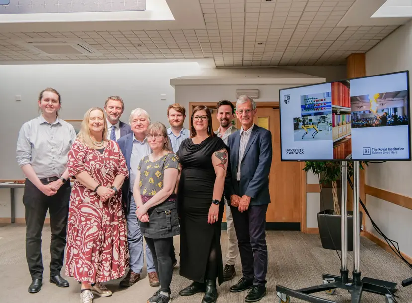 Members of the Ri and the university of Warwick