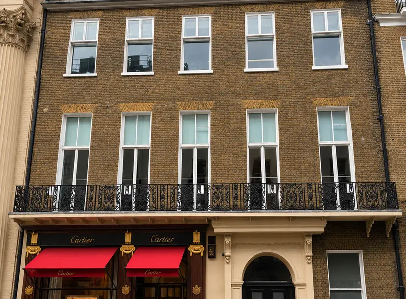 The frontage of No.20 Albermarle Street