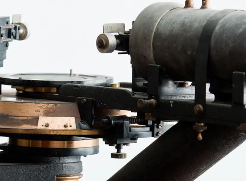 The first ionization spectrometer designed and constructed by William Henry Bragg in 1912-13.