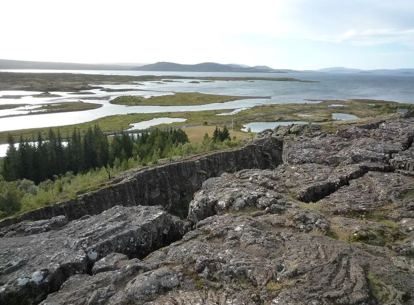 Image of Icelandic tectonic activity