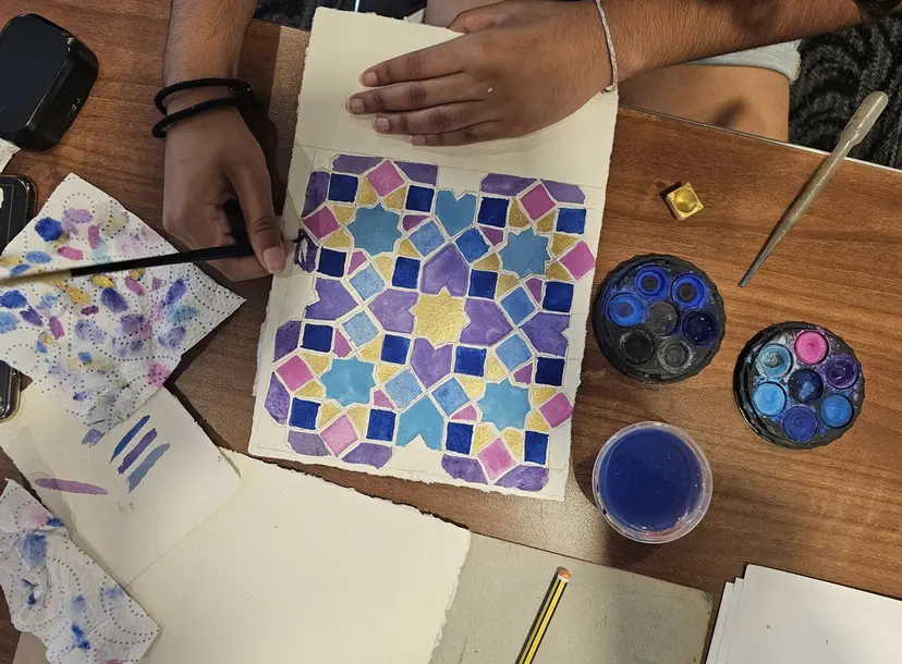 Image showing paintings from workshop