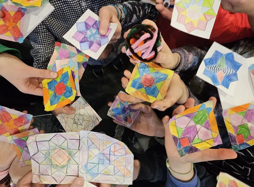 Image showing paintings from workshop