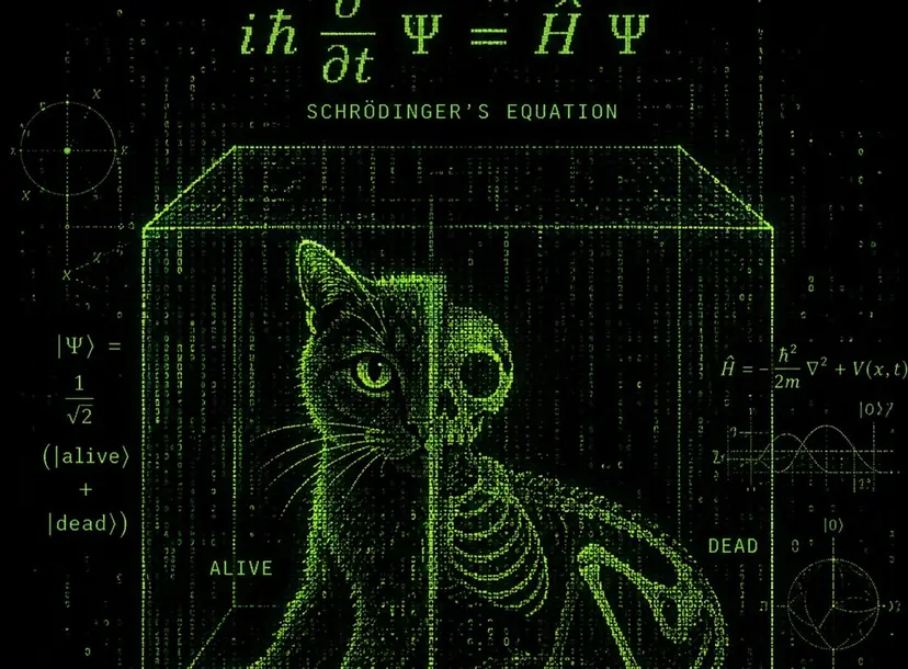 Schrödinger's dead and alive cat in the box