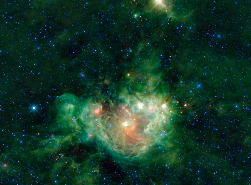 'The Van Gogh of the Infrared Sky' by NASA