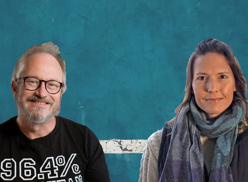 Robin Ince and Helen Czerski