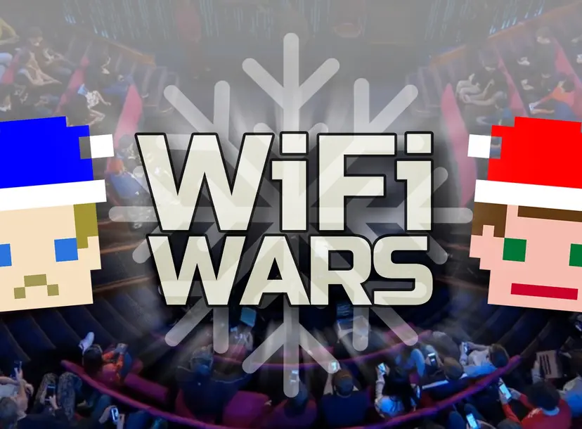 Xmas logo for Wifi Wars