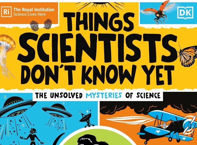 Cover for the book 'Things Scientists don't know yet' by Pete Gallivan