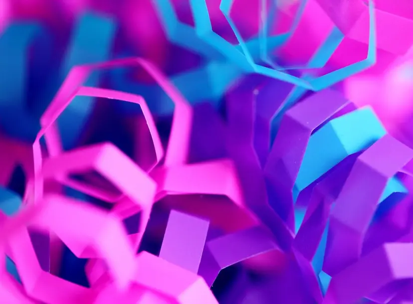 pink and blue streamers