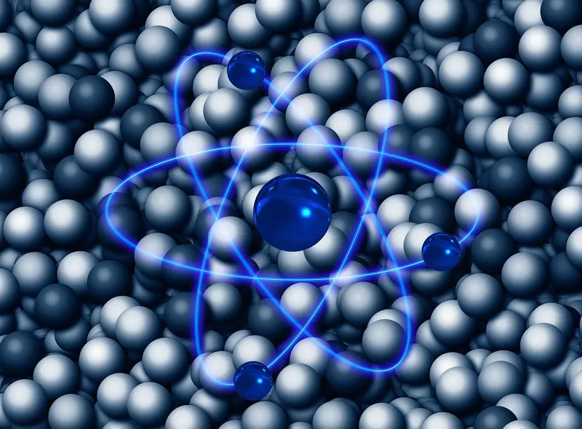 Image of an atom