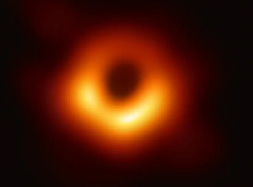 The first ever image of a black hole