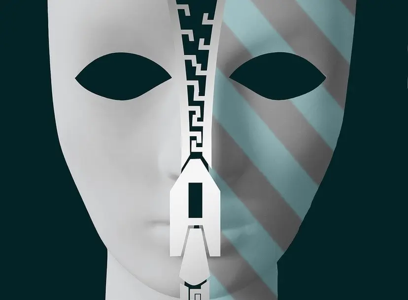 Mask split in two different patterns