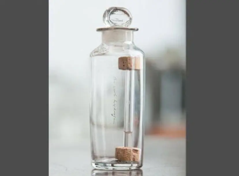 Image of Faraday's sample of benzene