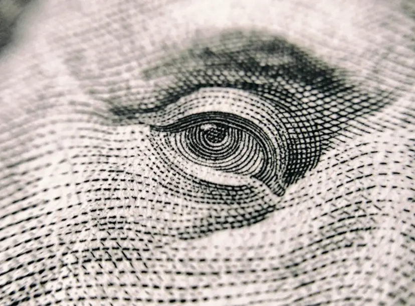 Drawing of a man's eye