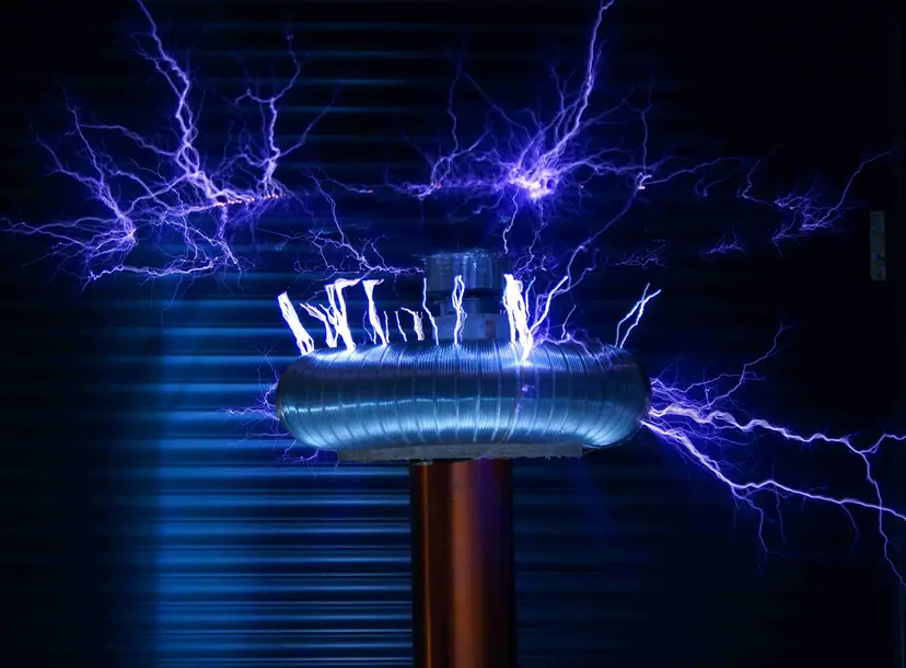 Image of a tesla coil