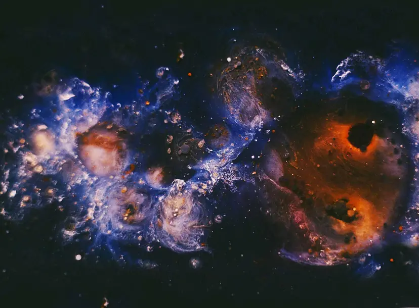 A artistic view of the cosmos