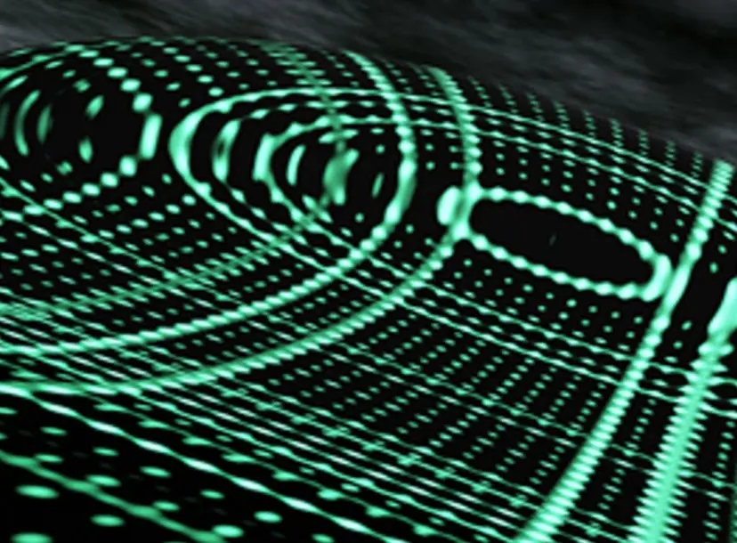Green neon lines