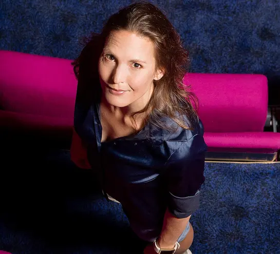 Helen Czerski in the Ri lecture theatre