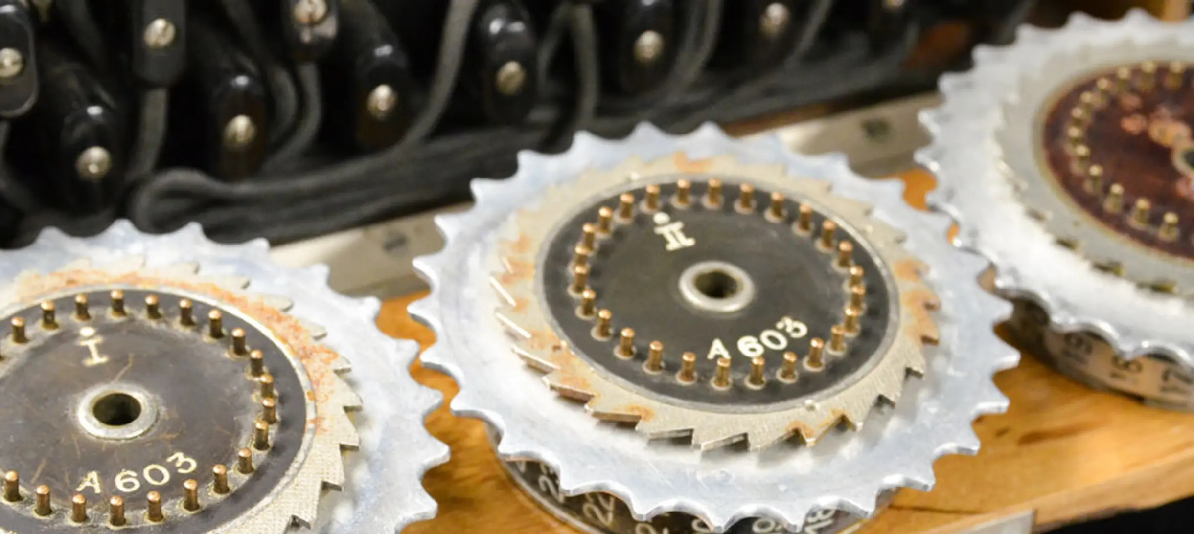 the enigma machine - a WW2 code breaking machine