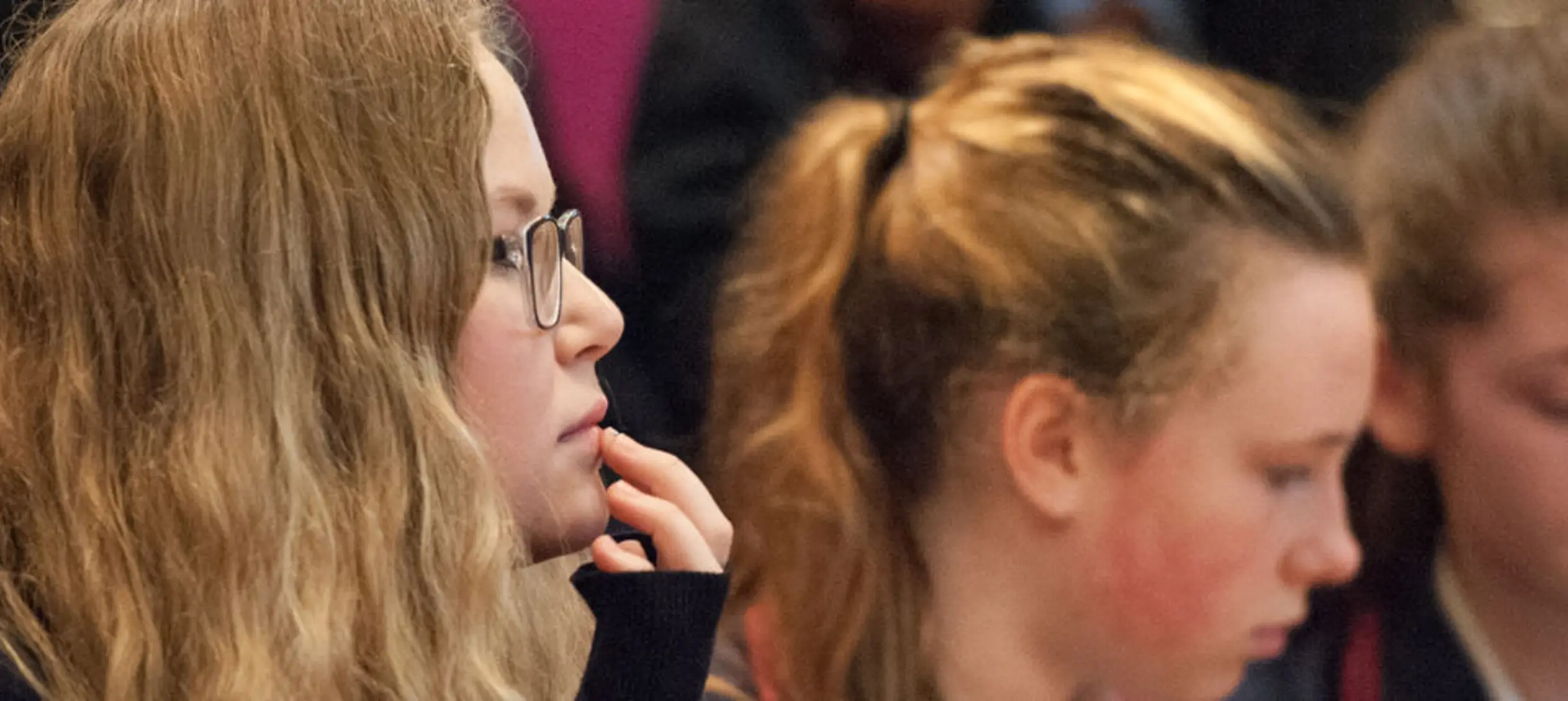 Students exploring ideas from leading female mathematicians