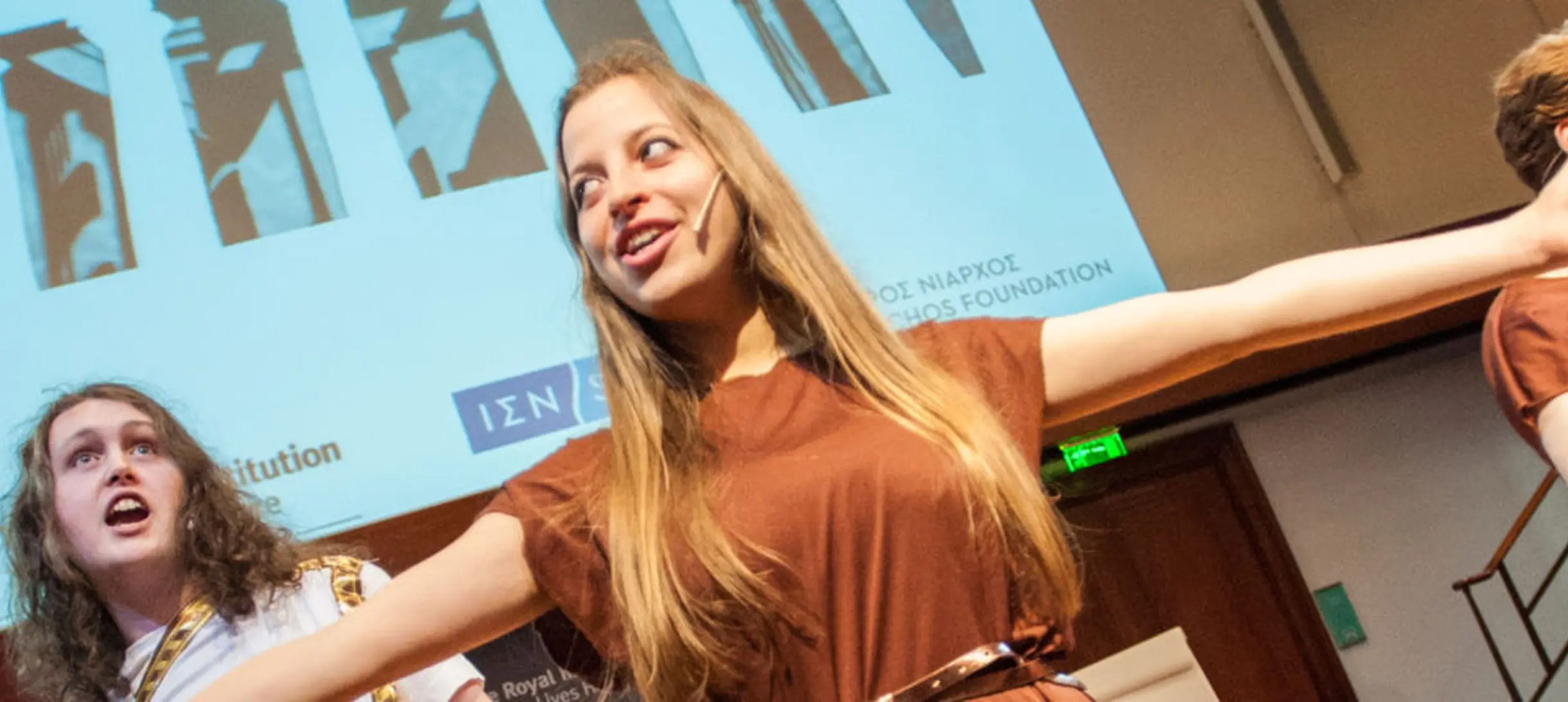 Imperial undergraduate students’ dramatisation of Greek mathematicians’ and philosophers’ lives.