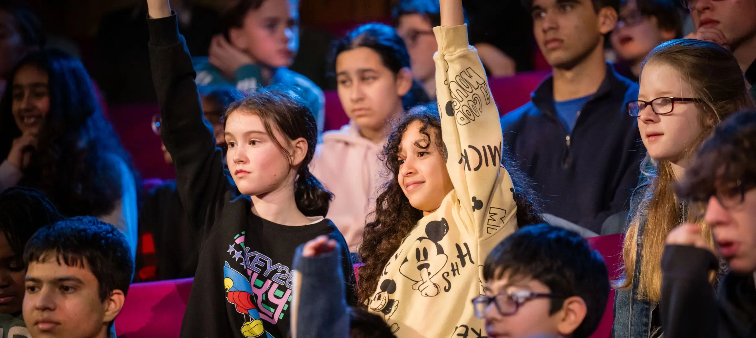 Children in the Christmas lectures audience