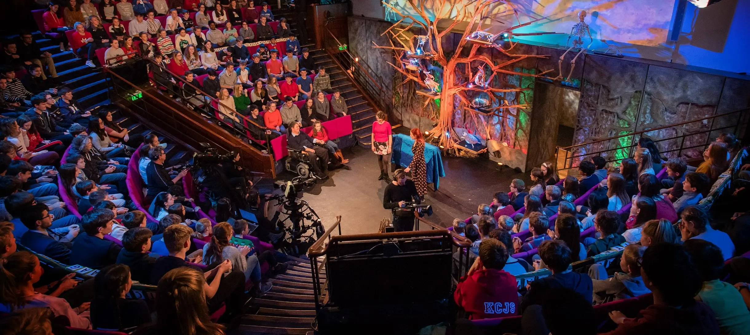 The Christmas Lectures audience in 2018 at the Ri