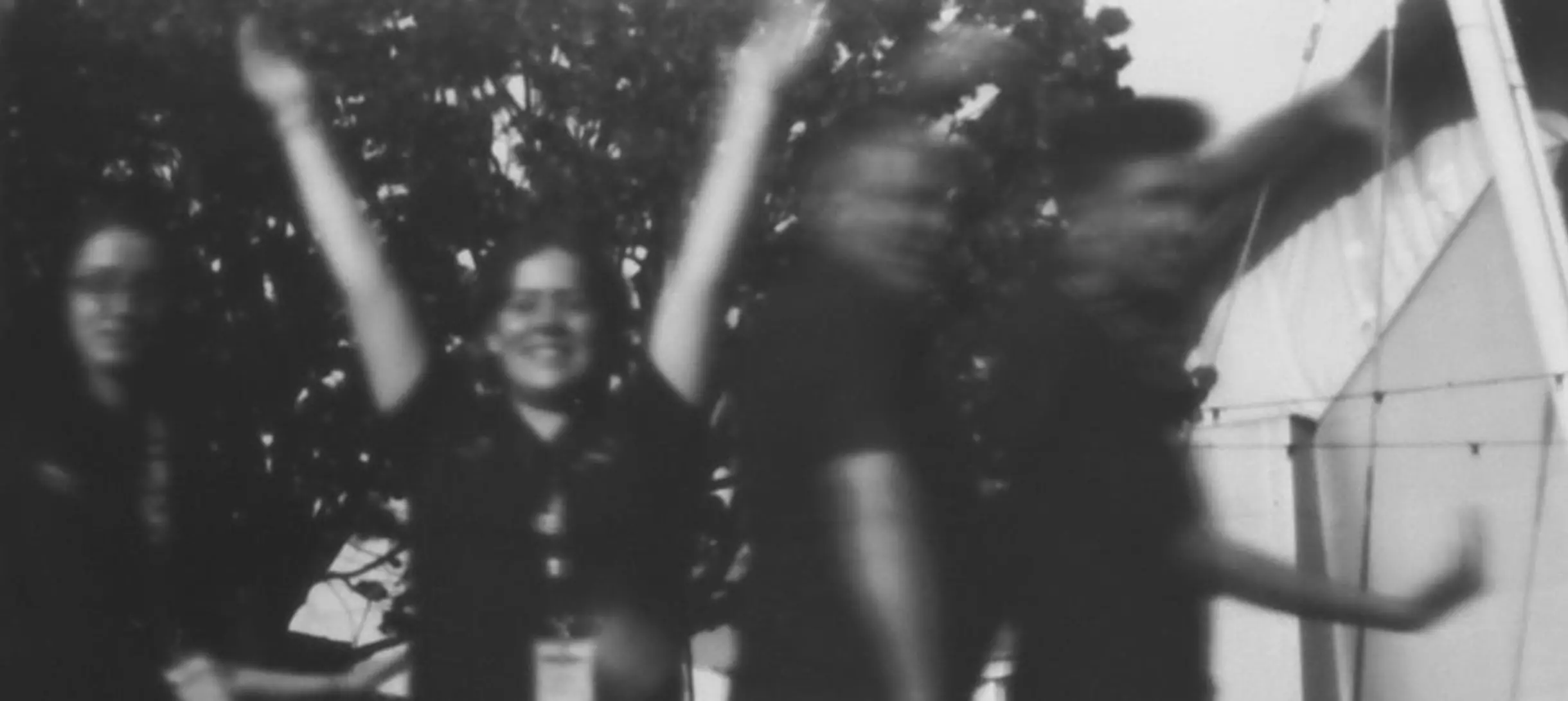The LYSC team posing for a pinhole camera photo at Butlins.