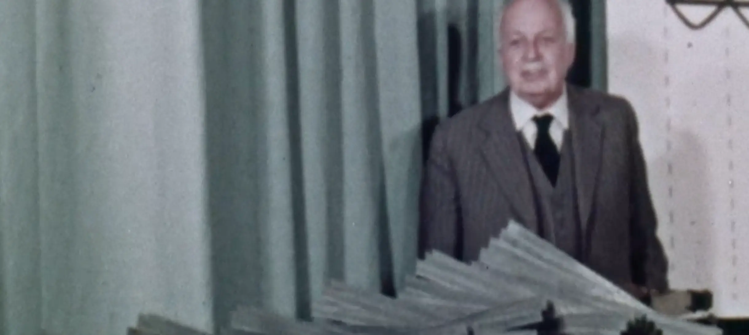 Lawrence Bragg presenting Properties of Matter.