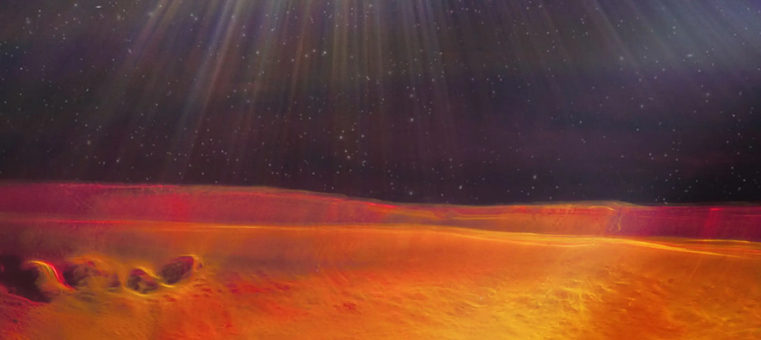 Riku Wallin won this year's image competition with this entry, 'Martian Soil'.