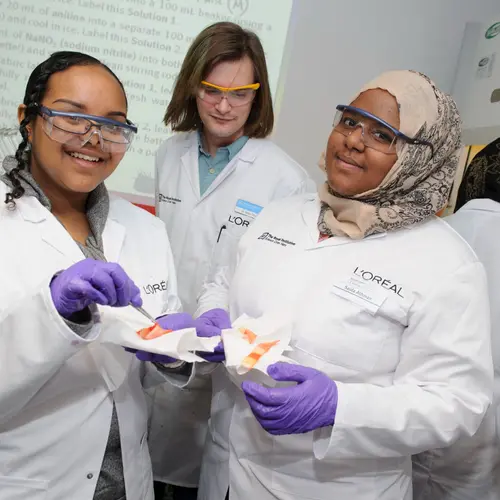 Schoolchildren in the YSC