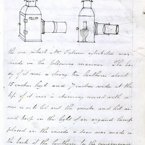 Faraday's notes on Tatum Lectures 1810
