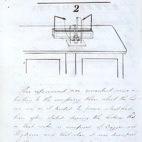 Faraday's notes on Tatum Lectures 1810