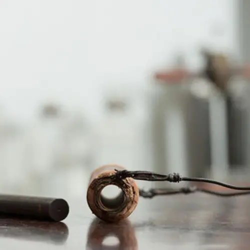 Michael Faraday's generator  taken from the middle, showing the hollow core of the generator