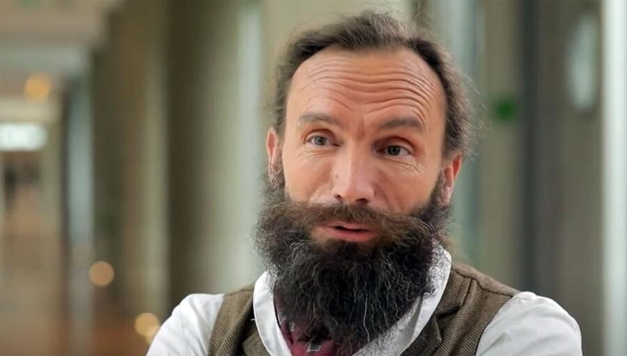 A man with a beard