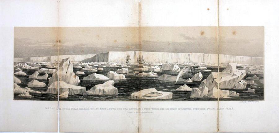 The Ross Ice Shelf, named in honour of Captain Ross’ expedition.
