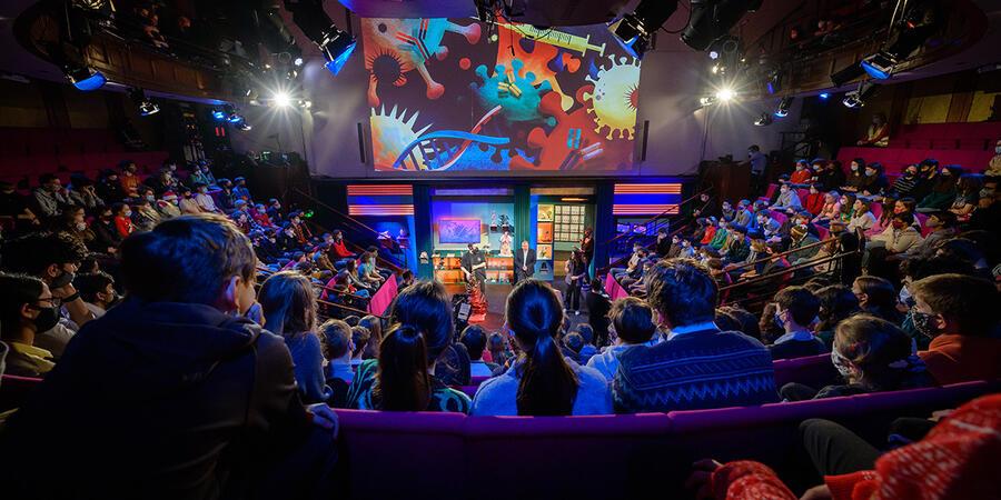 Audience at the 2021 Christmas Lectures