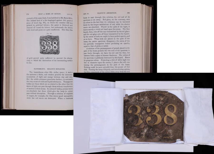 John Tyndall's publication Heat. A mode of motion.