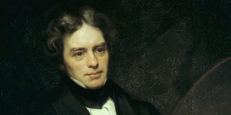 A painting of Michael Faraday in 1841-42
