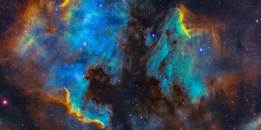 An artist rendition of space