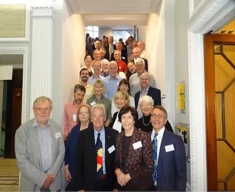 UK Ises members at the final society meeting