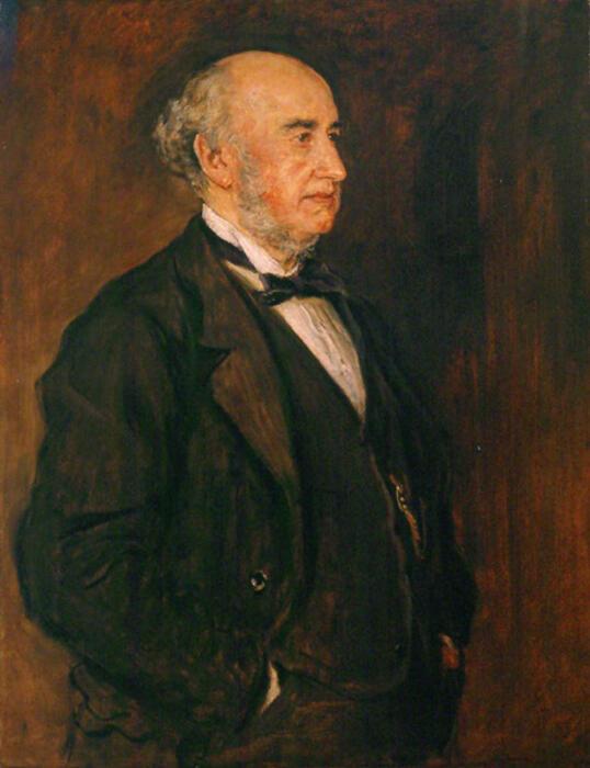 Painting of Thomas Hyde Hills by Millais