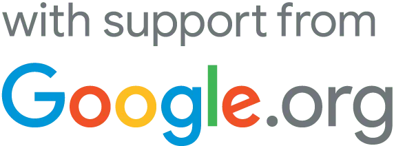 with support from Google.org