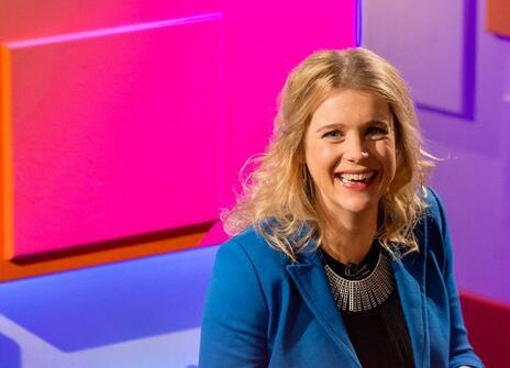 Prof Danielle George presenting the 2014 CHRISTMAS LECTURES
